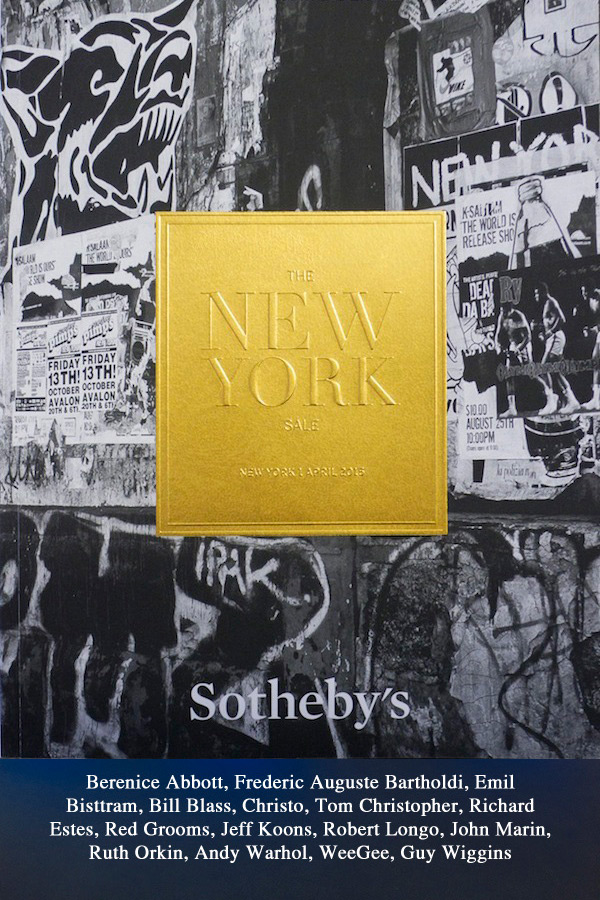 Sotheby's New York sale 2015