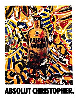 Absolut commissions Artist Tom Christopher