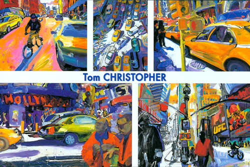 Tom Christopher at the Tamenaga Gallery in Japan