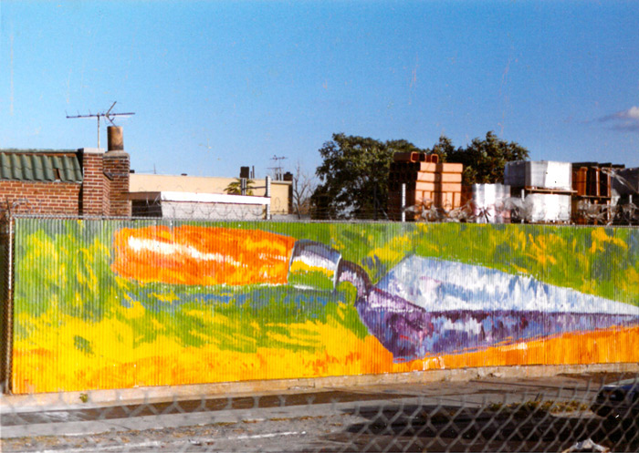 "Mason's Trowel"  1996  Socrates Sculpture Park, Long Island City, NY