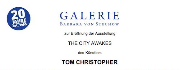 The City Awakes Barbara von Stecthow Galerie