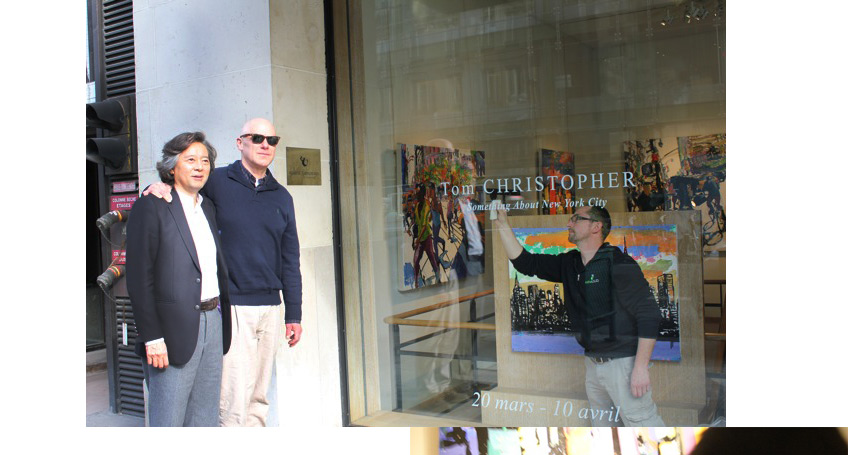 Opening Reception for Tom Christopher Something About New York at the Tamenaga Gallery in Paris