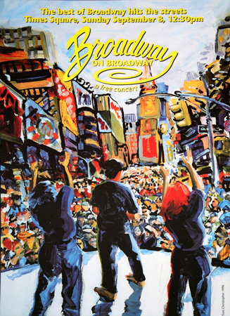 Tom Christopher, Broadway Poster