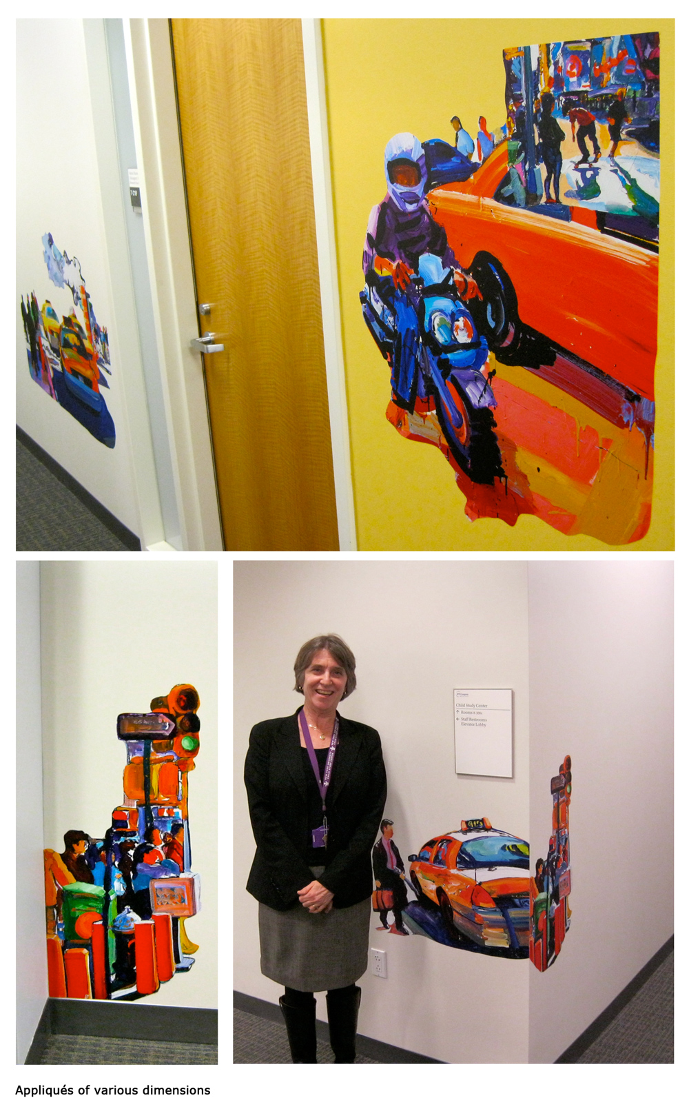 Artist Tom Christopher's murals for the Langone Medical Center, NYC